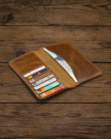 Handcrafted Genuine Leather Long Wallet (SL-102)