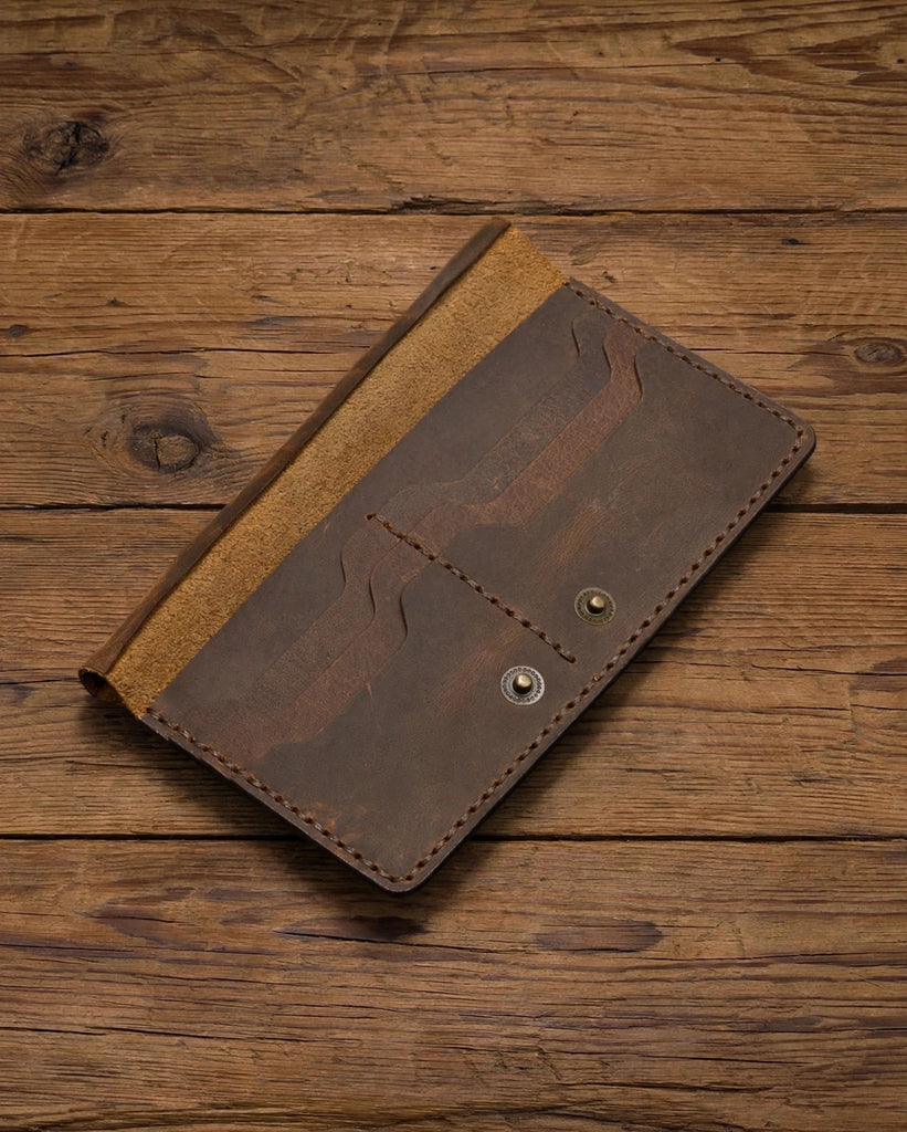 Handcrafted Leather Travel Wallet (LW-HM006)