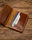 Handcrafted Genuine Leather Slim Wallet (HM-005 Tan)
