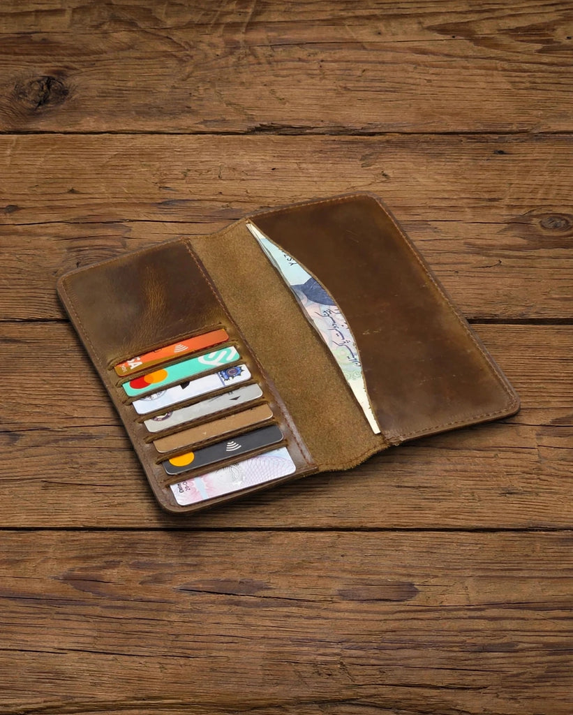 Handcrafted Genuine Leather Long Wallet (SL-102)