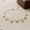 Stainless Steel Clover /Round Drop Anklet