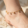 Stainless Steel Clover /Round Drop Anklet