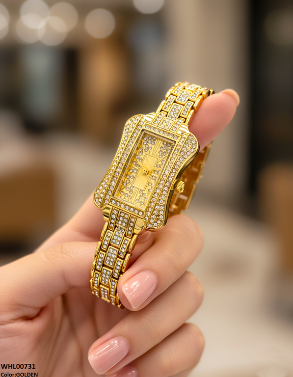 Rectangle Rhinestone Women's Watch
