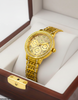 Round Stone Dial Women's Watch