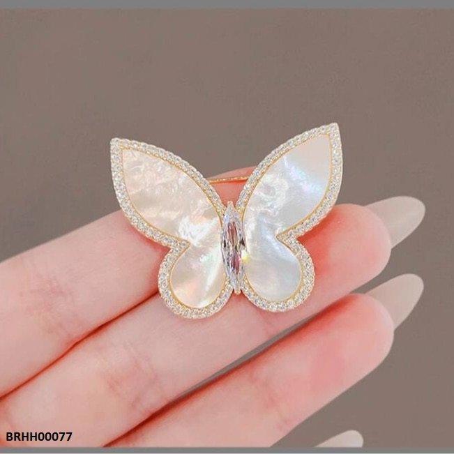 Painted Butterfly Broach