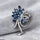 Flower Marquise Stone Broach