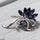 Flower Marquise Stone Broach