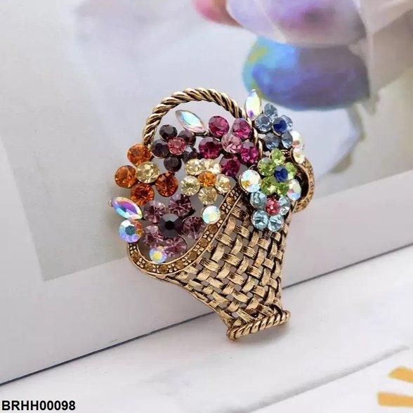 Flower Bouquet Broach