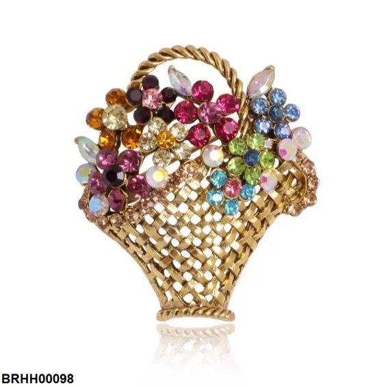 Flower Bouquet Broach