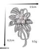 Ribbon Pearl Zircon Broach