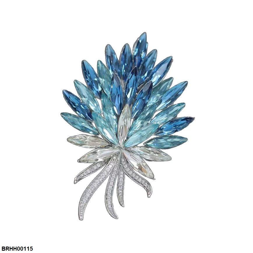 Flower Zircon Broach