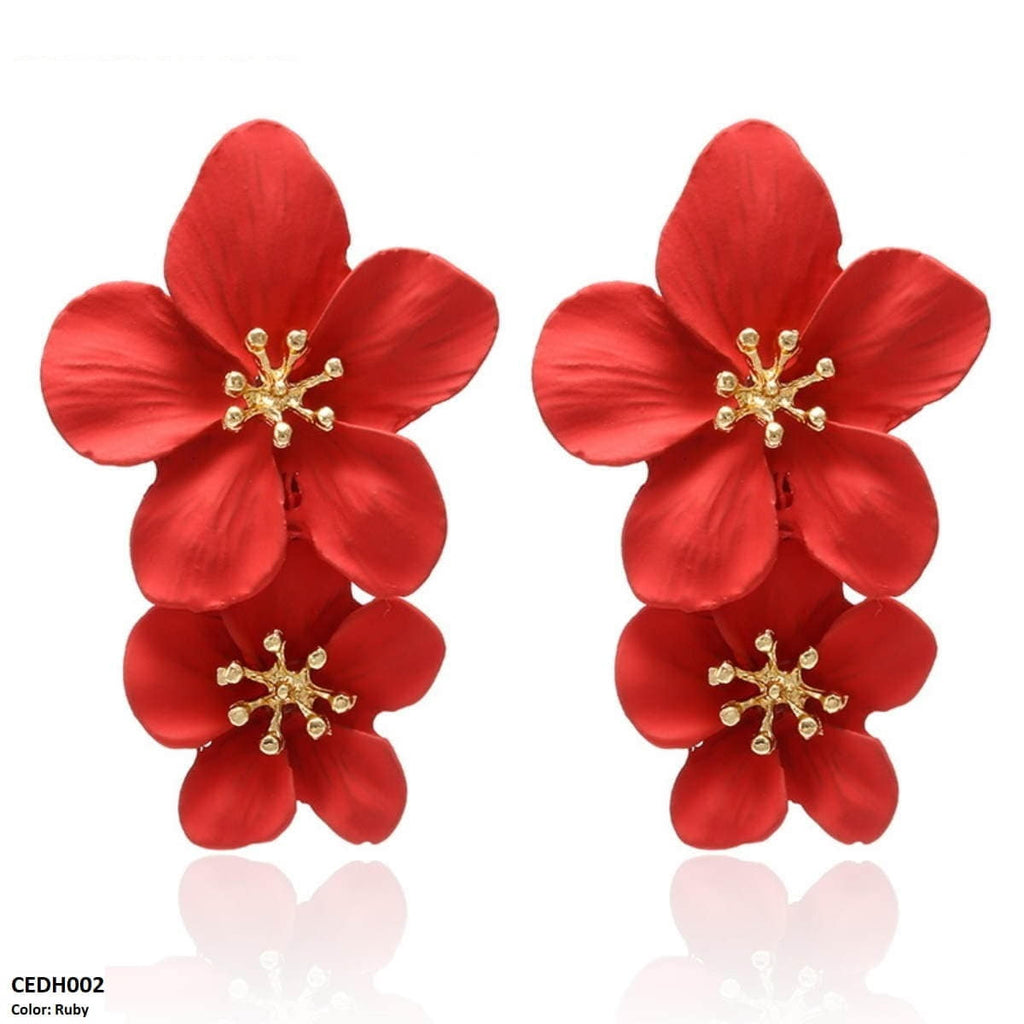 Flower Drop Earrings