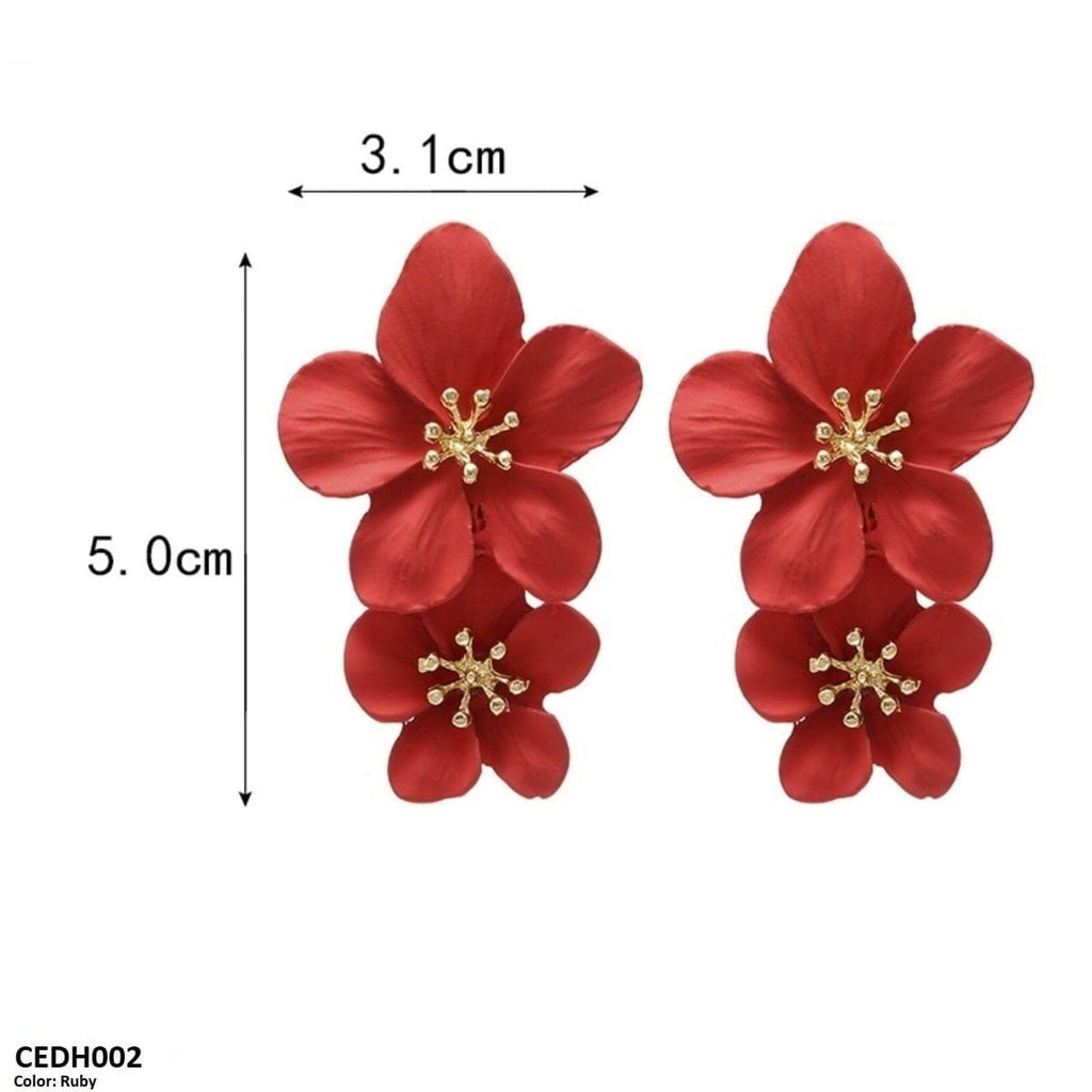 Flower Drop Earrings