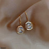 Curved Round Stone Drop