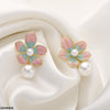 Shaded Flower Pearl Drop
