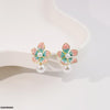 Shaded Flower Pearl Drop