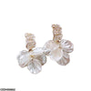 Iridescent Petal Dangle Earrings