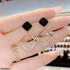 Square Drop Earrings