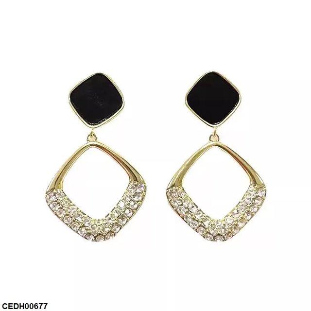 Square Drop Earrings