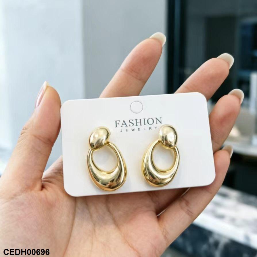 Round Drop Earrings