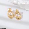 Round Drop Earrings