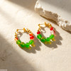 Round Drop Earrings