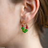Round Drop Earrings