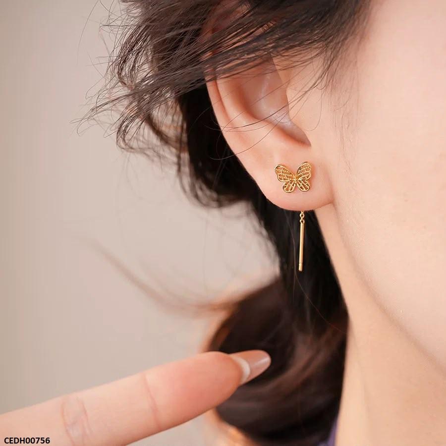 Butterfly Drop Earrings