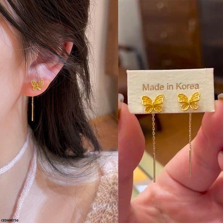 Butterfly Drop Earrings