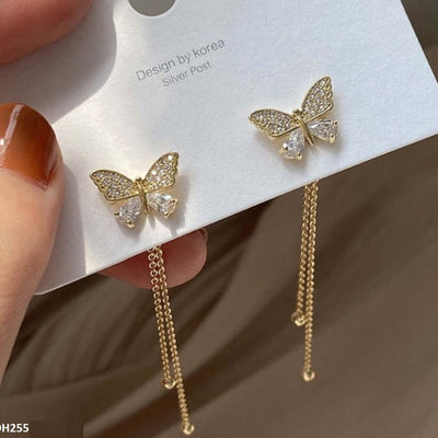 Butterfly Drop Earrings