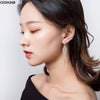 Baguette Leaf's Drop Earrings Pair
