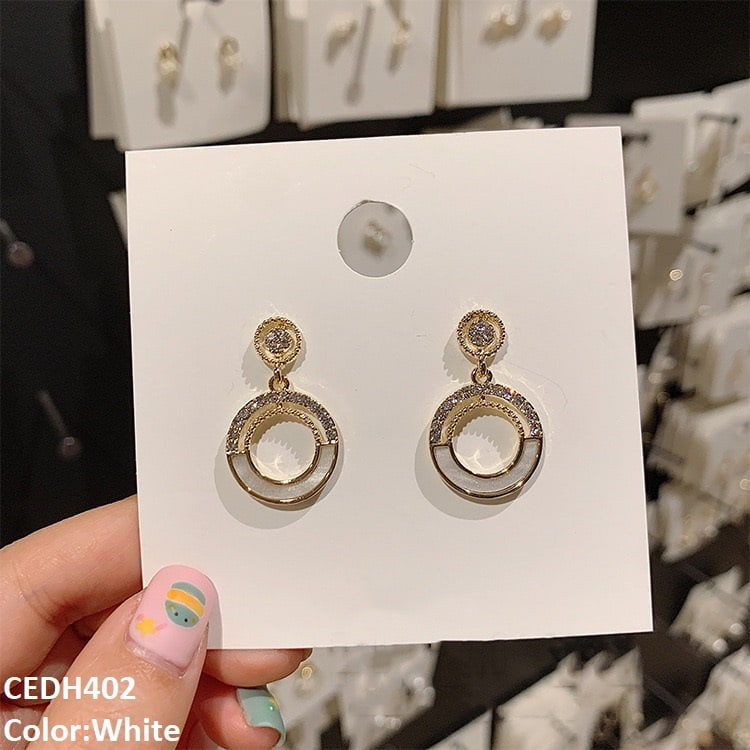 Wheel Drop Earrings Pair