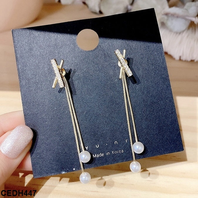 X-Pearl Ear Drop Pair