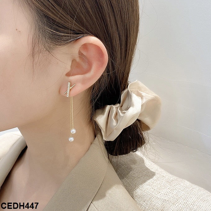 X-Pearl Ear Drop Pair