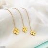 Flower Drop Stainless Steel Earrings