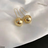 Round Drop Earrings