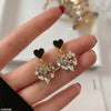 Heart Drop Earrings