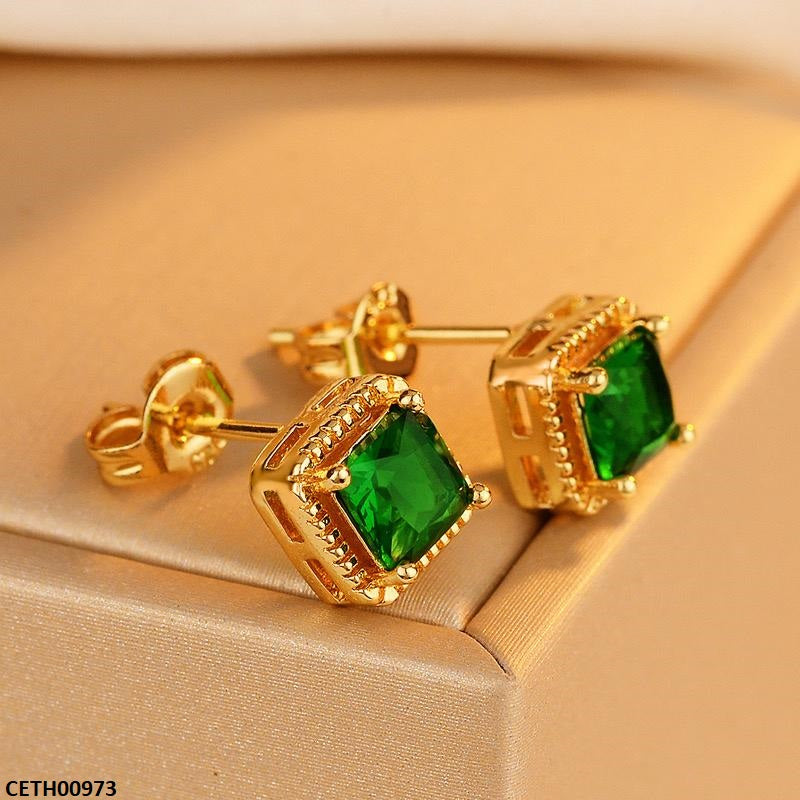 Square Stud Tops Pair