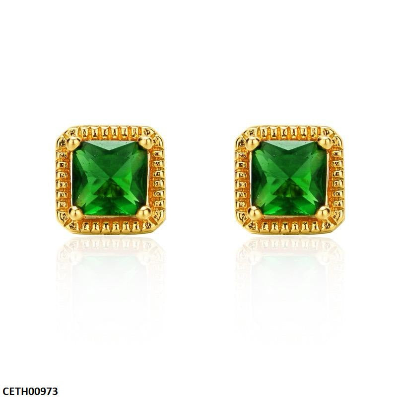 Square Stud Tops Pair