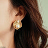 Large Pearl Stud Tops Pair