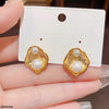 Large Pearl Stud Tops Pair