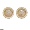 Round Pearl Stud Tops Pair