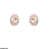 Oval Flower Tops Pair