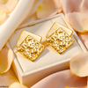 Double-Square Stainless Steel Tops Pair