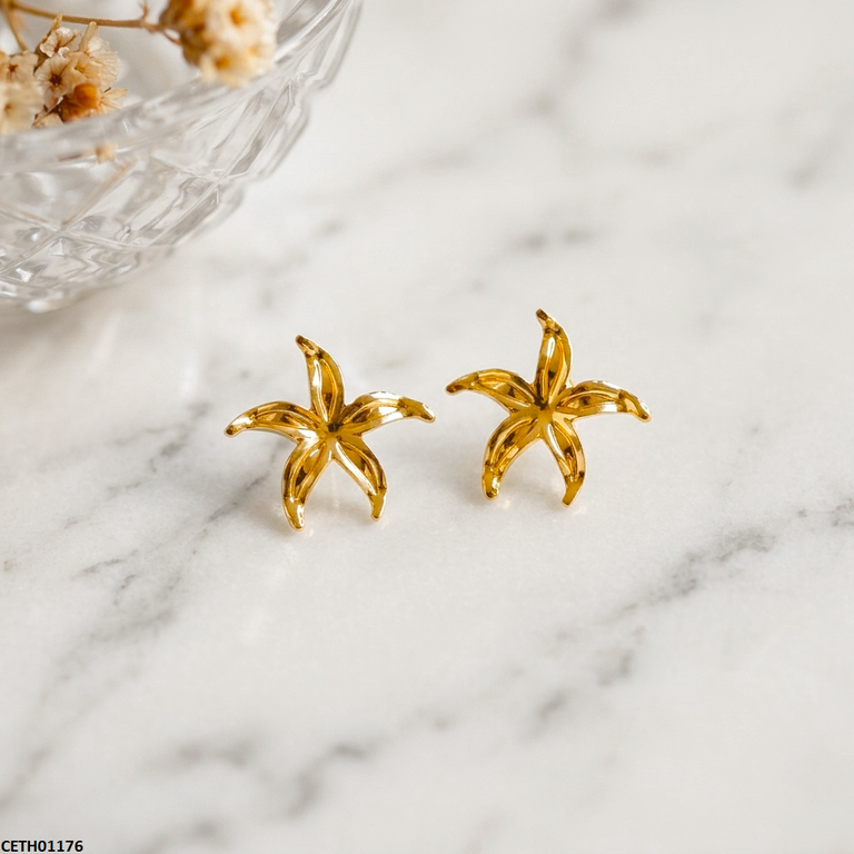 Starfish Stainless Steel Tops Pair