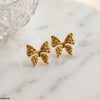 Butterfly Stainless Steel Tops Pair