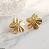 Flower Stainless Steel Tops Pair