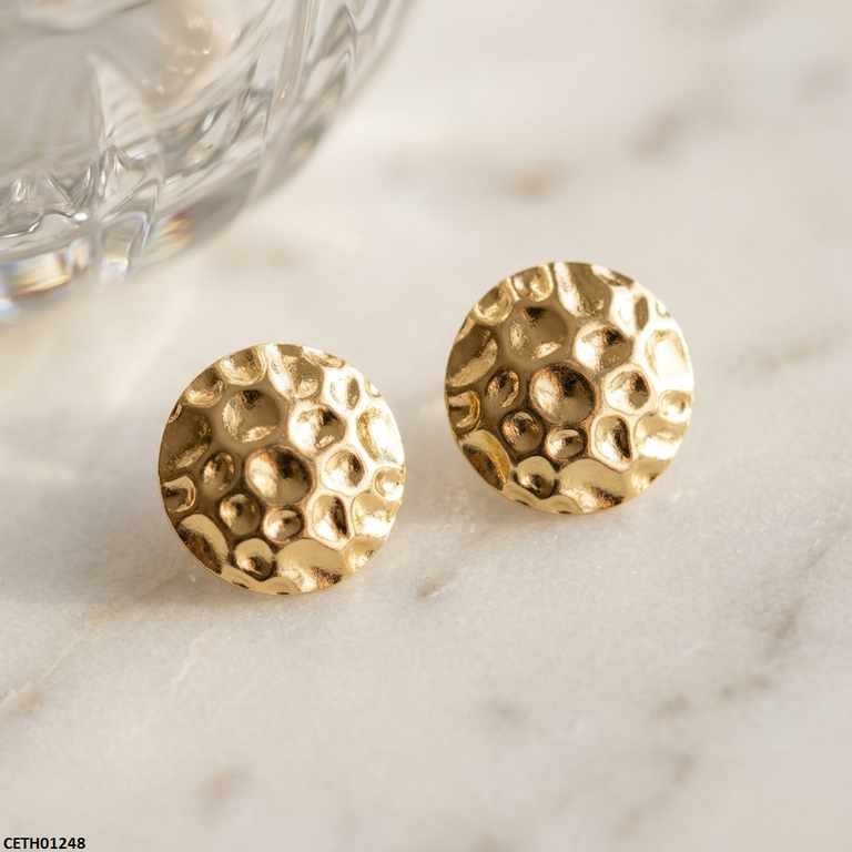 Round Stainless Steel Tops Pair