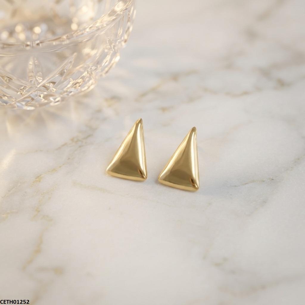 Triangle Stainless Steel Tops Pair
