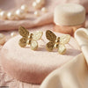 Butterfly Stainless Steel Tops Pair